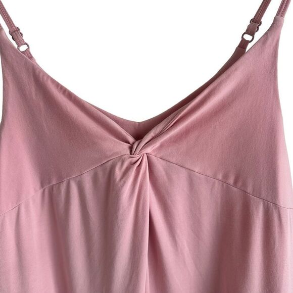 Kit And Ace Light Pink Jersey Spaghetti Strap Midi Sun Dress Size XS - Picture 2 of 9
